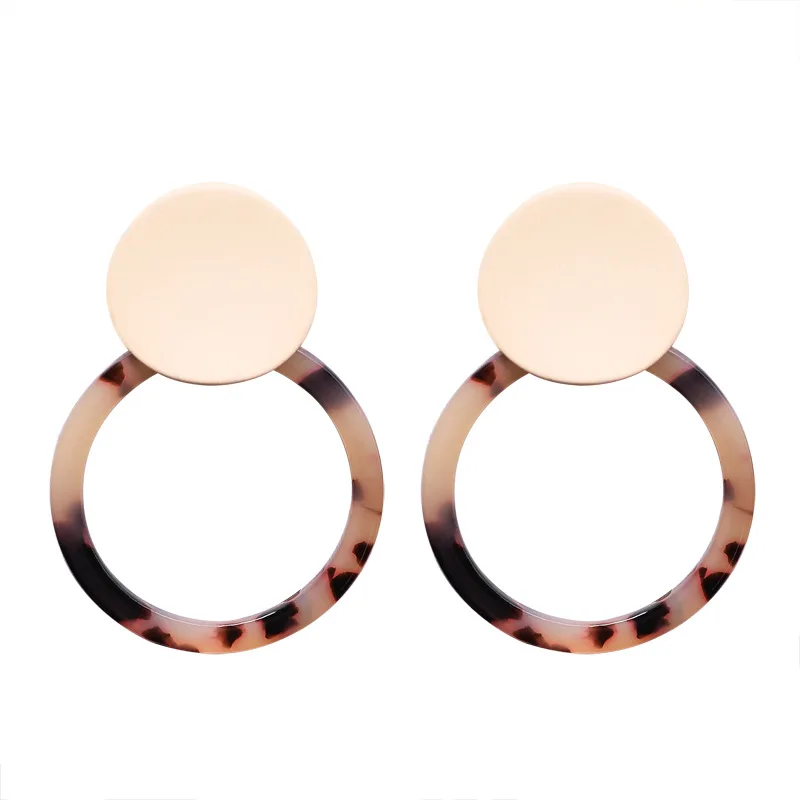 Korean 2018 Simple Vintage Sweet Acetic Acid Acrylic Enamel Paint Geometric Round Circle Stud Earrings for Women Jewelry Brincos
Korean 2018 Simple Vintage Sweet Acetic Acid Acrylic Enamel Paint Geometric Round Circle Stud Earrings for Women Jewelry Brincos