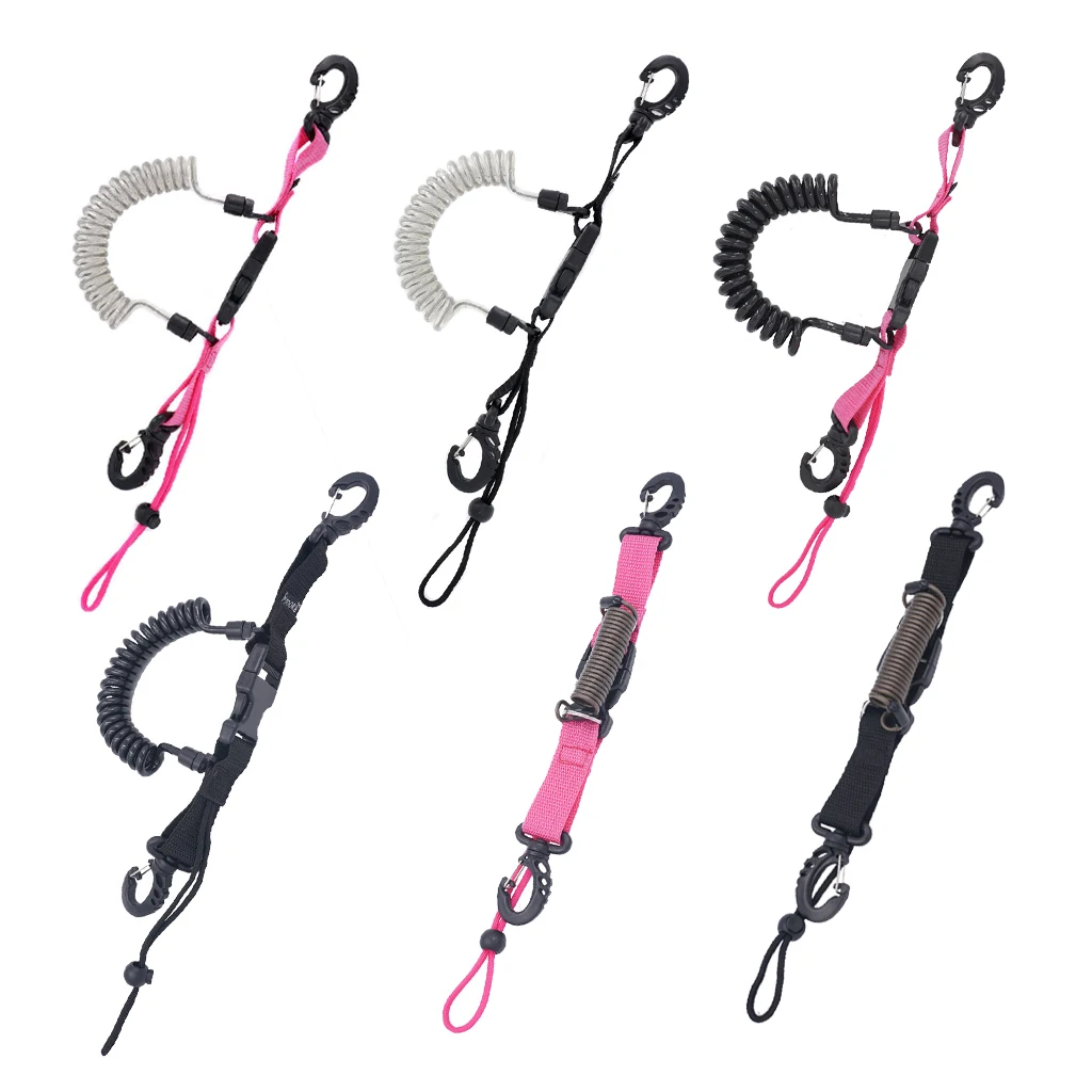 1 Pcs 27cm Heavy Duty Snappy Elastic Spring Coil Torch Camera Lanyard Quick Release for Underwater Scuba Diving Snorkeling
1 Pcs 27cm Heavy Duty Snappy Elastic Spring Coil Torch Camera Lanyard Quick Release for Underwater Scuba Diving Snorkeling