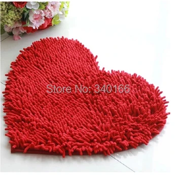 40*50cm-2pcs Modern Heart Shape Microfiber Chenille Carpet Heart Cushion Shaggy Mats Waste-absorbing Slip-resistant Pad 13Colors
40*50cm-2pcs Modern Heart Shape Microfiber Chenille Carpet Heart Cushion Shaggy Mats Waste-absorbing Slip-resistant Pad 13Colors