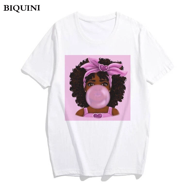 Melanin Print T-shirts for Women White T-shirt Short Sleeve Poppin Women's Summer Clothing 2019 Kawaii Harajuku Top Streetwear
Melanin Print T-shirts for Women White T-shirt Short Sleeve Poppin Women's Summer Clothing 2019 Kawaii Harajuku Top Streetwear