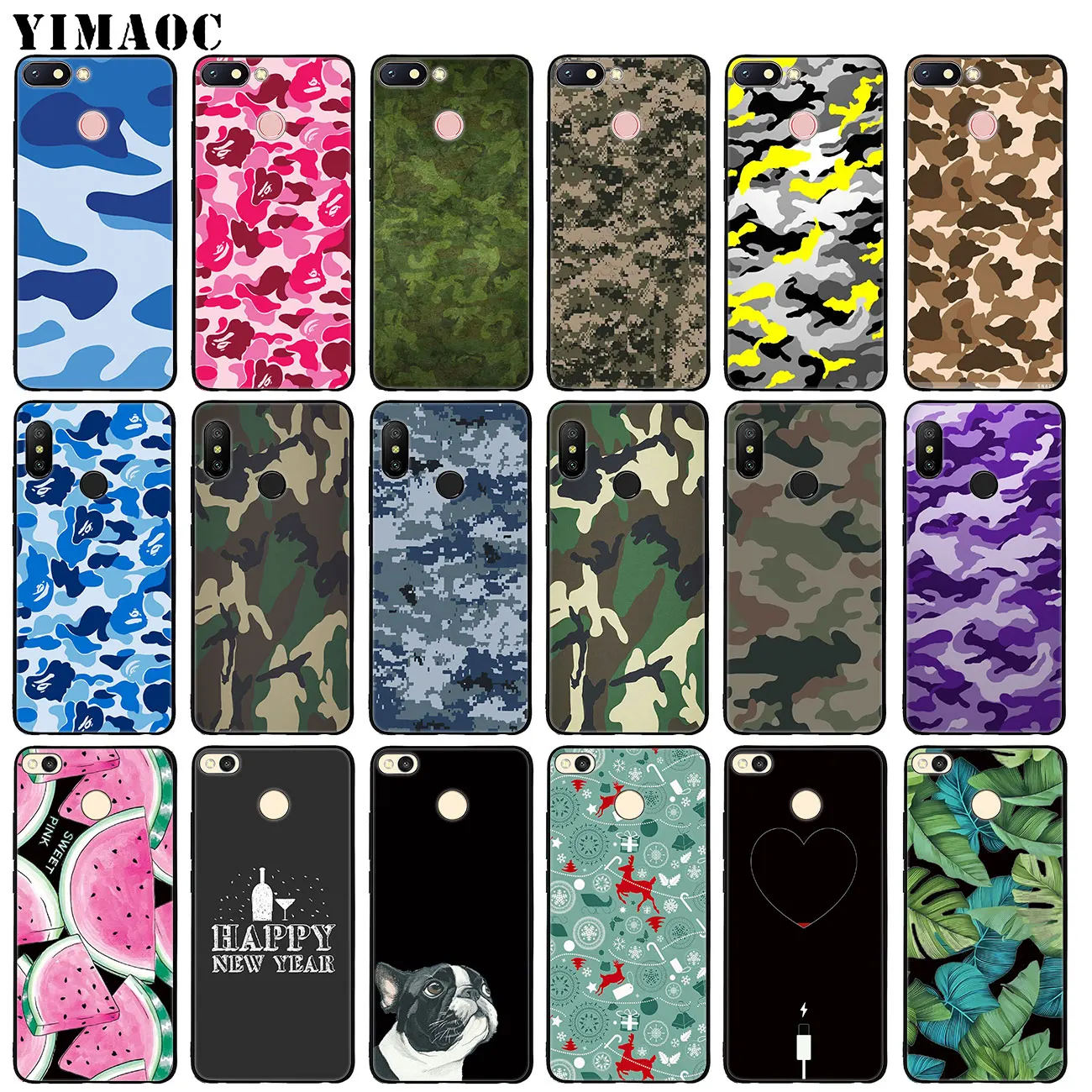 YIMAOC Camouflage Pattern Camo military Army Soft Silicone Case for Xiaomi Redmi K20 Pro 6A 7A Note 8 7 5 6 Pro Mi flower
YIMAOC Camouflage Pattern Camo military Army Soft Silicone Case for Xiaomi Redmi K20 Pro 6A 7A Note 8 7 5 6 Pro Mi flower