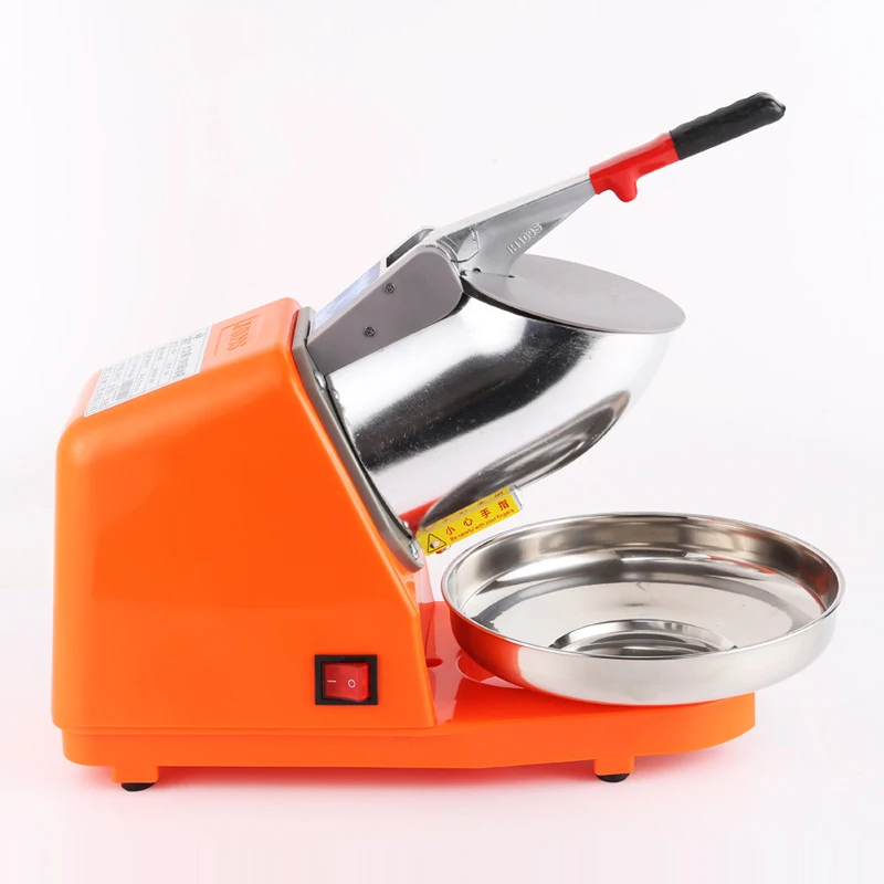 Commercial Fashion Style Electric Snow Ice Shavers Portable Crusher Shaver Crushers Milk Tea Shop |