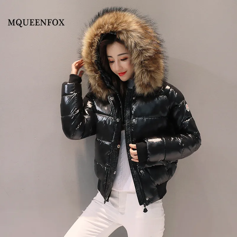 Women Winter Jackets Fashion Big fur collar female jacket 2019 short bright down jacket Warm padded thick ladies parka mujer
Women Winter Jackets Fashion Big fur collar female jacket 2019 short bright down jacket Warm padded thick ladies parka mujer