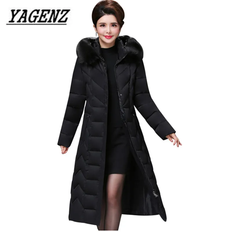 Big size Middle-aged Women Parkas Winter Jacket Slim Warm Thick Cotton Long Coat Windproof Female Fur collar Hooded Overcoat 5XL
Big size Middle-aged Women Parkas Winter Jacket Slim Warm Thick Cotton Long Coat Windproof Female Fur collar Hooded Overcoat 5XL