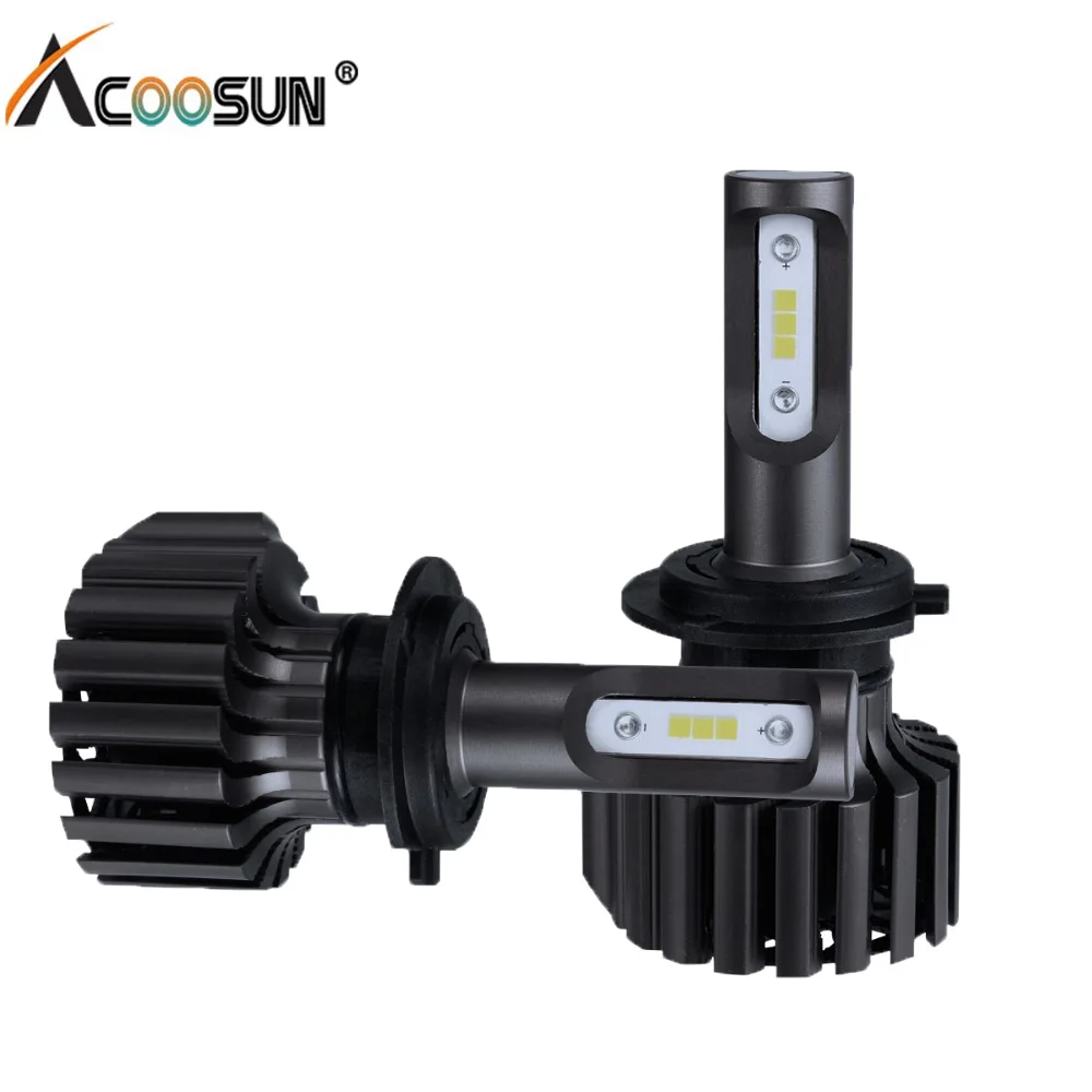 AcooSun H4 H7 Led Car Light H11 9005 9006 H15 Auto LED Headlight Bulbs 72W 8000LM COB Chips Headlamp Front Lights 6500K 12V 24V
AcooSun H4 H7 Led Car Light H11 9005 9006 H15 Auto LED Headlight Bulbs 72W 8000LM COB Chips Headlamp Front Lights 6500K 12V 24V