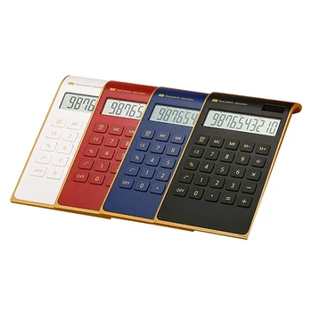 NNRTS Creative Portable Ultra-thin Gold Frame Calculator Solar Energy Caculator Stationery Set
NNRTS Creative Portable Ultra-thin Gold Frame Calculator Solar Energy Caculator Stationery Set