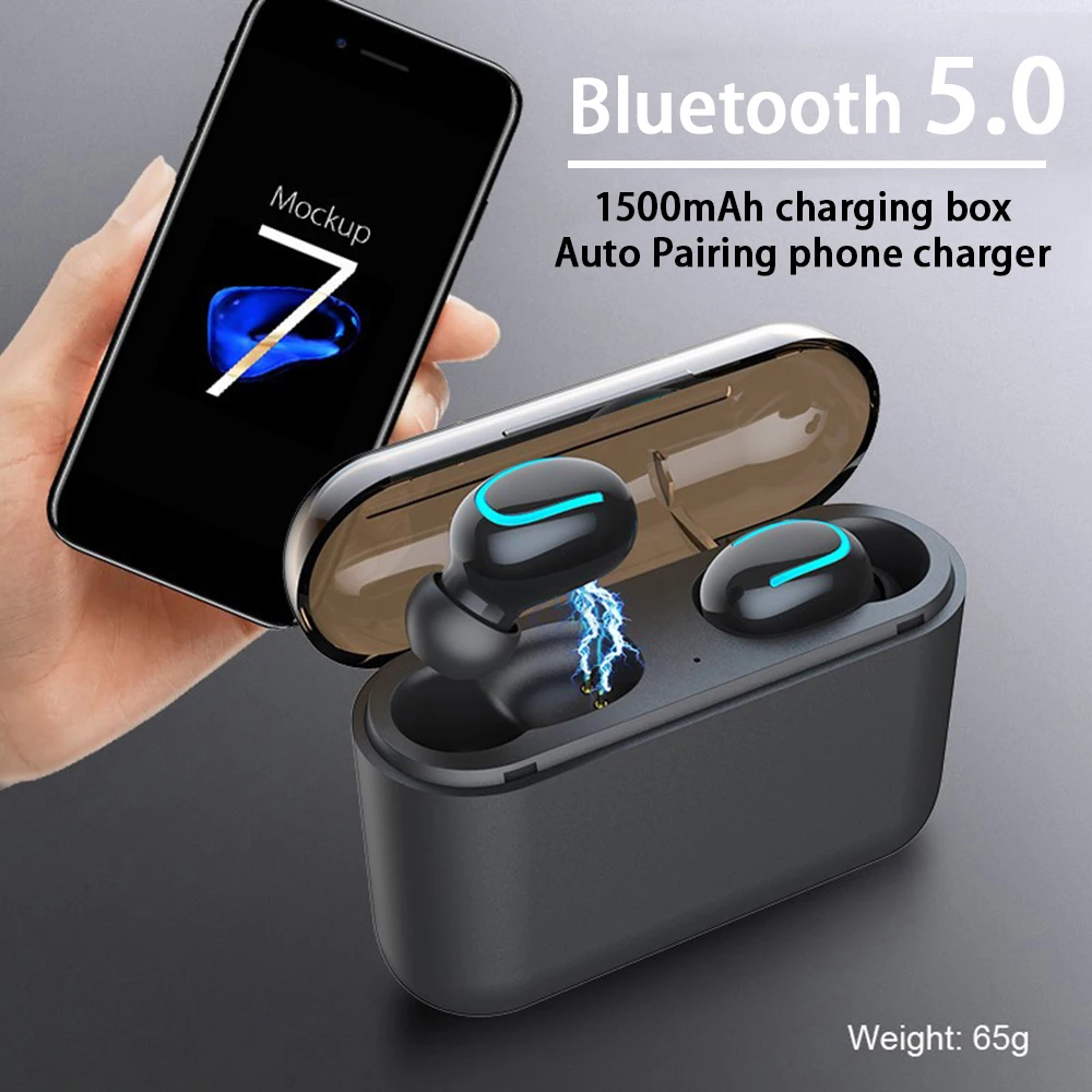 Bluetooth 5.0 Earphones Handsfree Headphone Q32 TWS Wireless Headphones Sports Earbuds Gaming Headset Phone
Bluetooth 5.0 Earphones Handsfree Headphone Q32 TWS Wireless Headphones Sports Earbuds Gaming Headset Phone