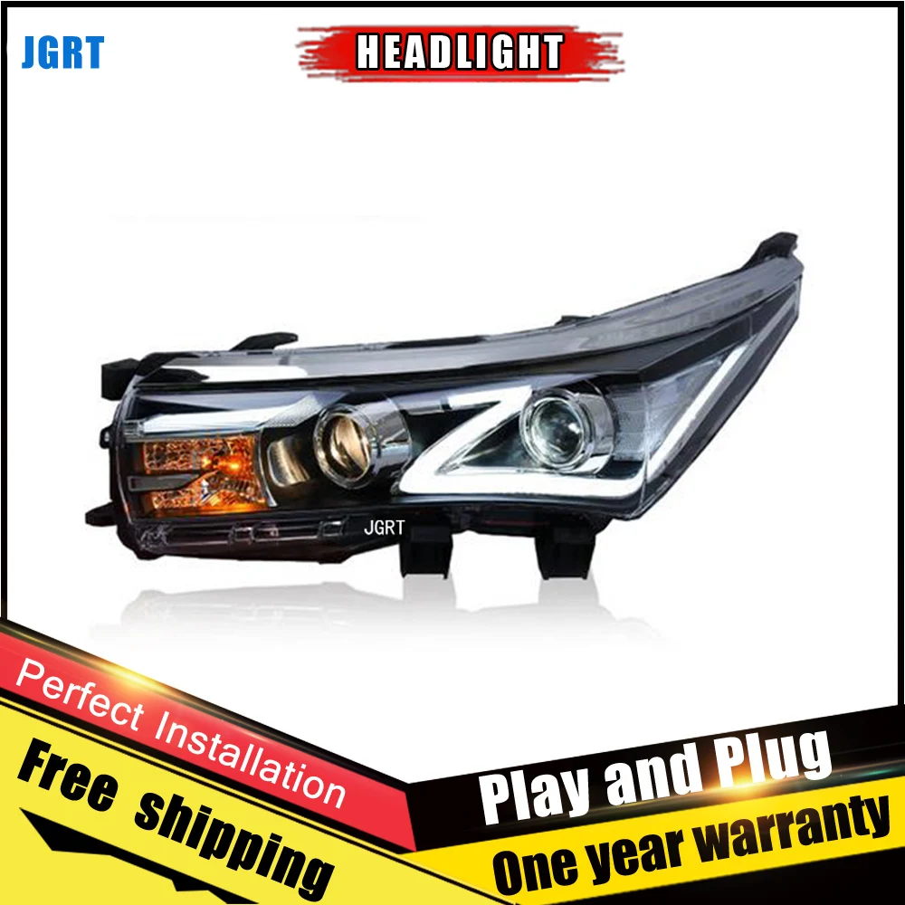 Car Style LED headlights for Toyota Corolla 2014-2015 for Corolla head lamp LED DRL Lens Double Beam H7 HID Xenon bi xenon lens
Car Style LED headlights for Toyota Corolla 2014-2015 for Corolla head lamp LED DRL Lens Double Beam H7 HID Xenon bi xenon lens