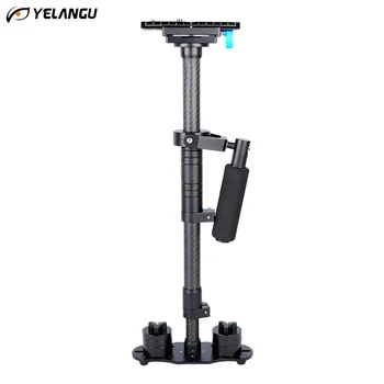 YELANGU S80T Carbon Fiber Tripod For Canon DSLR Camera Handheld Stabilizer for Steadicam DV Camcorder Sports Camera DHL Freeship
YELANGU S80T Carbon Fiber Tripod For Canon DSLR Camera Handheld Stabilizer for Steadicam DV Camcorder Sports Camera DHL Freeship