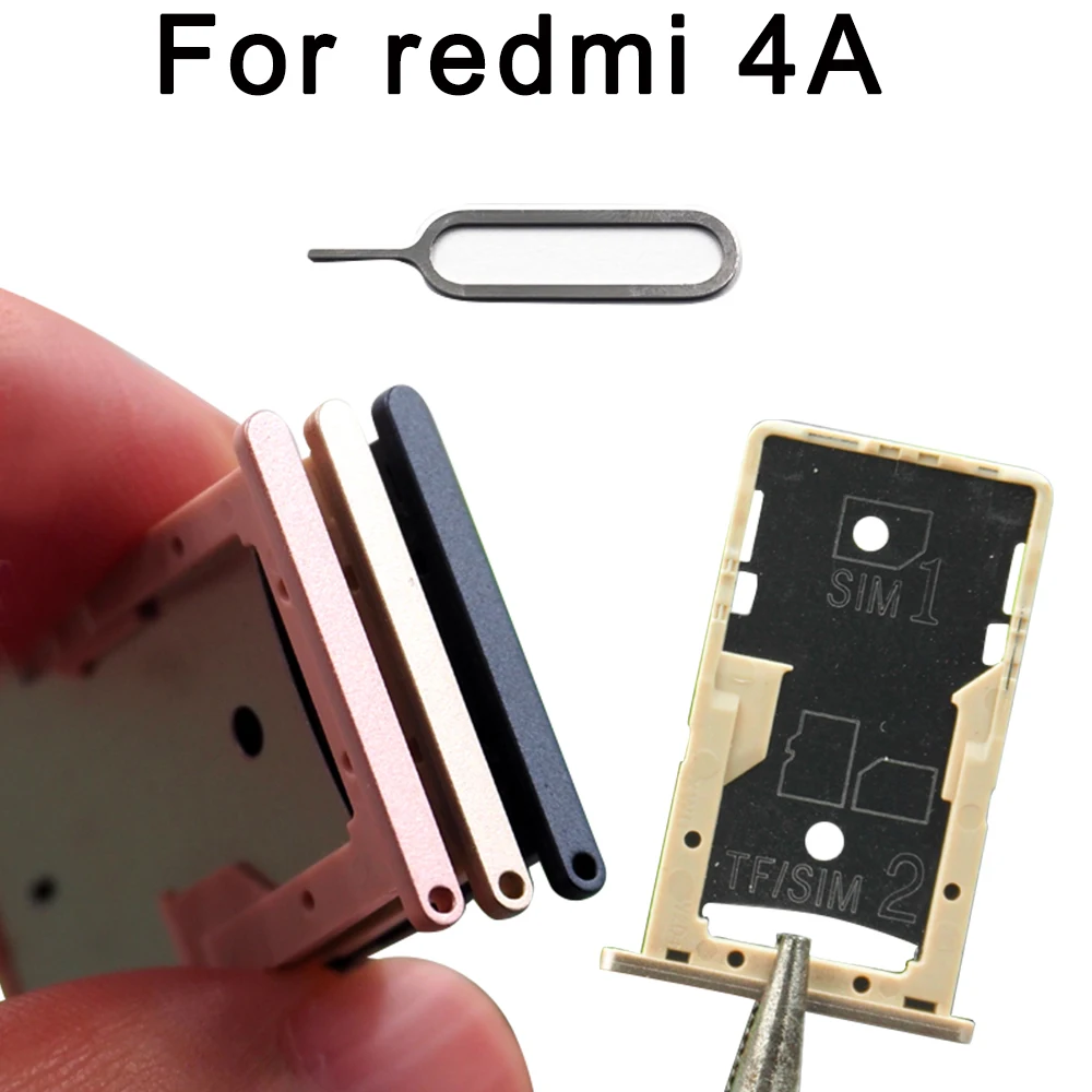 New SIM Card Tray Socket Slot Holder Adapters Replacement Spare Parts for Xiaomi Redmi 4A SIM & SIM / TF Card Tray Adapters
New SIM Card Tray Socket Slot Holder Adapters Replacement Spare Parts for Xiaomi Redmi 4A SIM & SIM / TF Card Tray Adapters