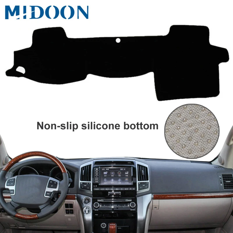 MIDOON для Toyota landcruiser land cruiser 2008-2016 чехлы стайлинга автомобиля коврик приборной