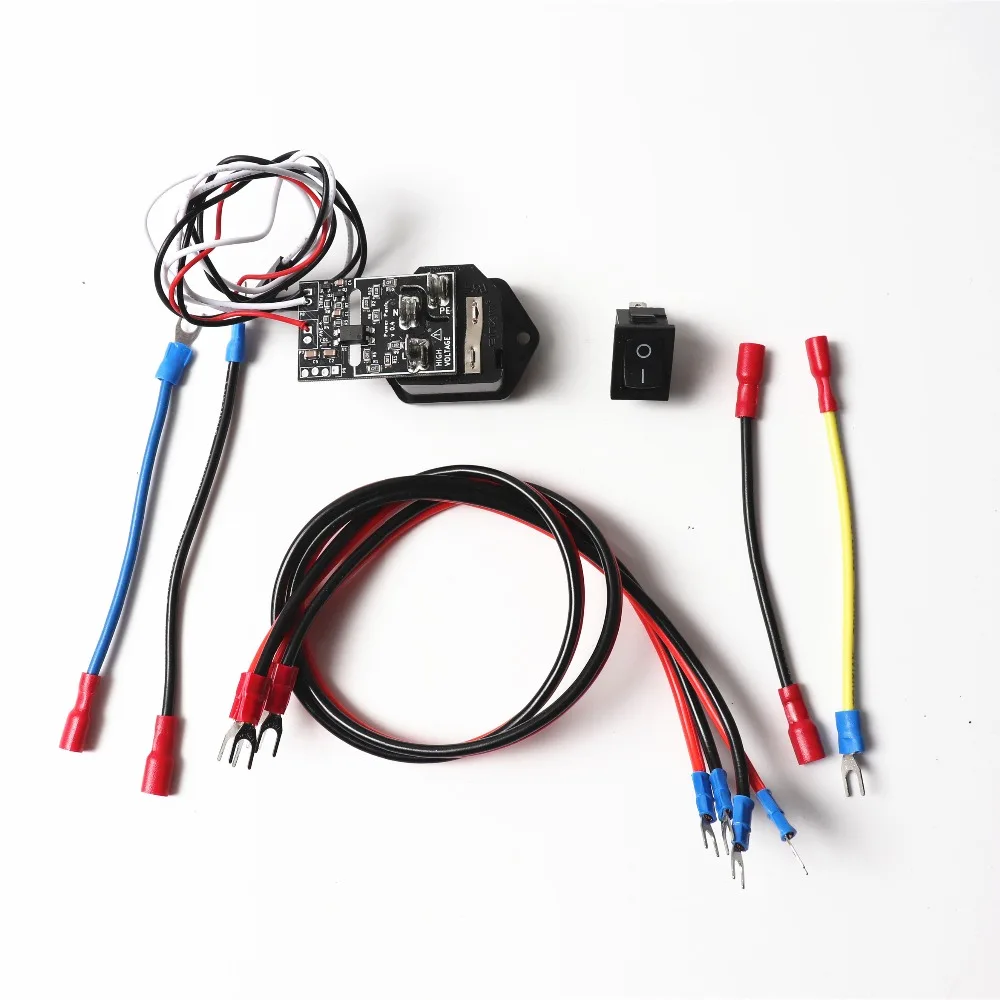 Prusa i3 MK3 MK3S MK3S+ Power Panic V0.4 High Voltage With 10A 250V Fuse Switch with Wiring Harness Switch Cables
Prusa i3 MK3 MK3S MK3S+ Power Panic V0.4 High Voltage With 10A 250V Fuse Switch with Wiring Harness Switch Cables