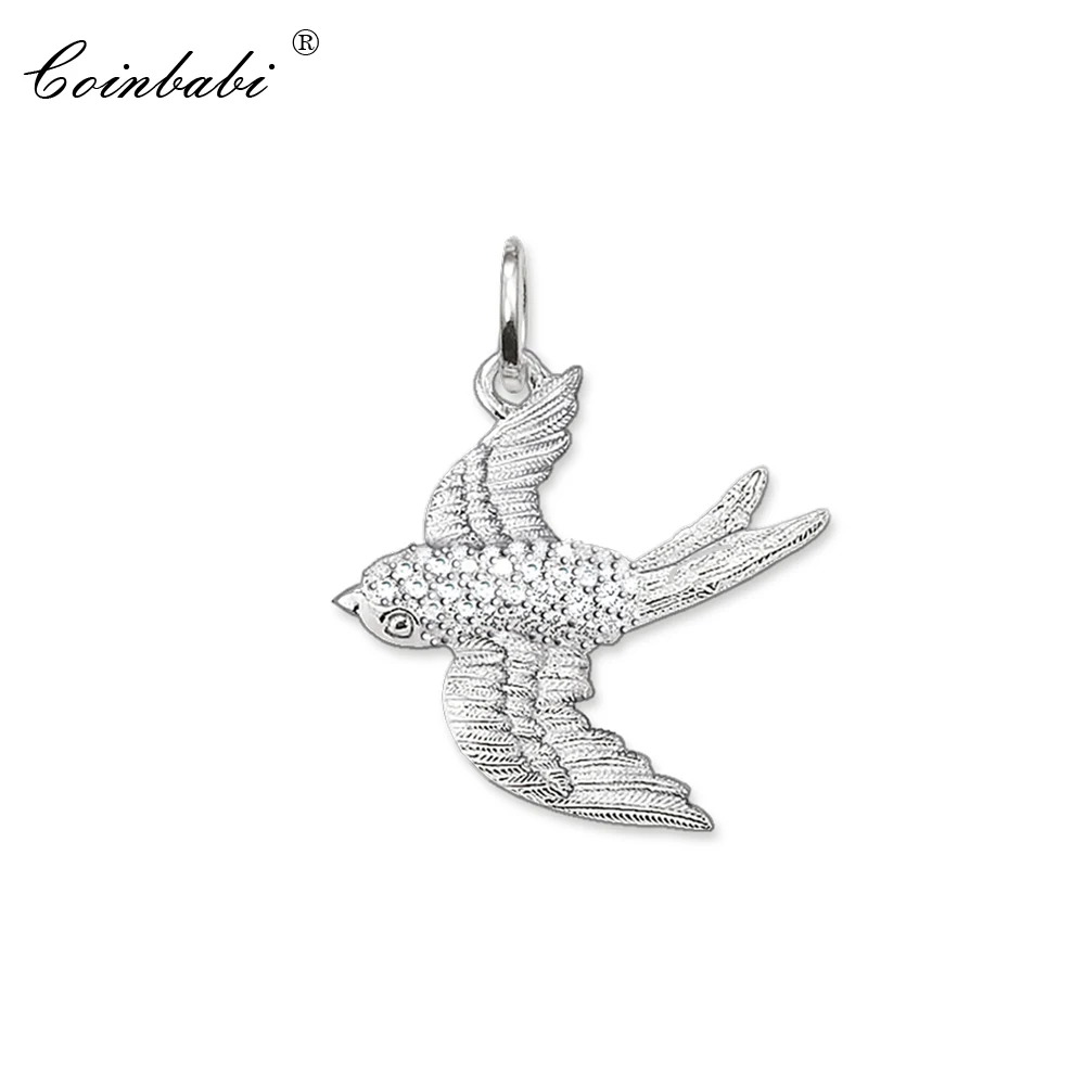 Pendant Swallow Bird 925 Sterling Silver for Women Trendy Gift Thomas Style Glam Jewelry Pendant Ornament Fit Ts Necklace 
Pendant Swallow Bird 925 Sterling Silver for Women Trendy Gift Thomas Style Glam Jewelry Pendant Ornament Fit Ts Necklace