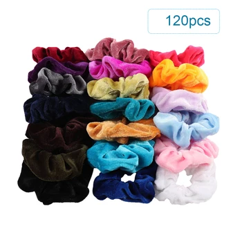 120pcs Flannelette Elastic Hair Band For Women Headband Soft Velvet Scrunchies Elastic Hairbands Stretchy Multicolor Rubber Band
120pcs Flannelette Elastic Hair Band For Women Headband Soft Velvet Scrunchies Elastic Hairbands Stretchy Multicolor Rubber Band
