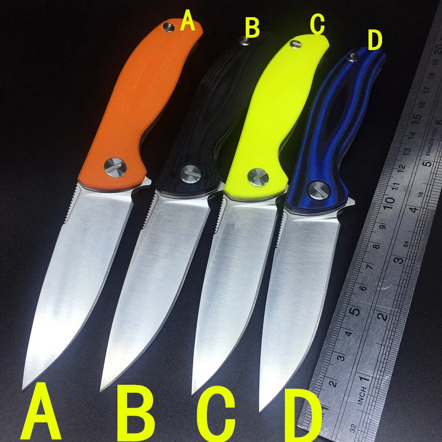 DX-fung Top quality Mini F3 Tactical flipper ball bearing Folding Knife D2 steel G10 handle Tactical Survival Hunting Knives EDC
DX-fung Top quality Mini F3 Tactical flipper ball bearing Folding Knife D2 steel G10 handle Tactical Survival Hunting Knives EDC