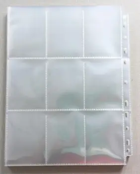 50-100 Pieces/Lot Transparent Sports Storage sleeves Protector 9 Pocket mgt page for Trading Collecting TCG YGO Cards Game album
50-100 Pieces/Lot Transparent Sports Storage sleeves Protector 9 Pocket mgt page for Trading Collecting TCG YGO Cards Game album