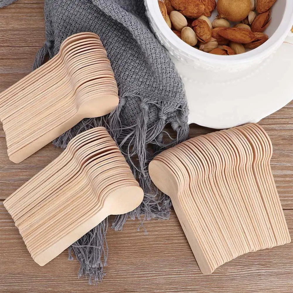 100Pcs Disposable Wooden Spoon Mini Ice Cream Spoon Wood Dessert Scoop Western Wedding Party Tableware Kitchen Accessories Tool
100Pcs Disposable Wooden Spoon Mini Ice Cream Spoon Wood Dessert Scoop Western Wedding Party Tableware Kitchen Accessories Tool