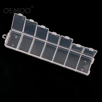 7 Grids Transparent Plastic Rectangle Storage Box DIY Nail Art Tips Decoration jewelry Tools Case Container
7 Grids Transparent Plastic Rectangle Storage Box DIY Nail Art Tips Decoration jewelry Tools Case Container