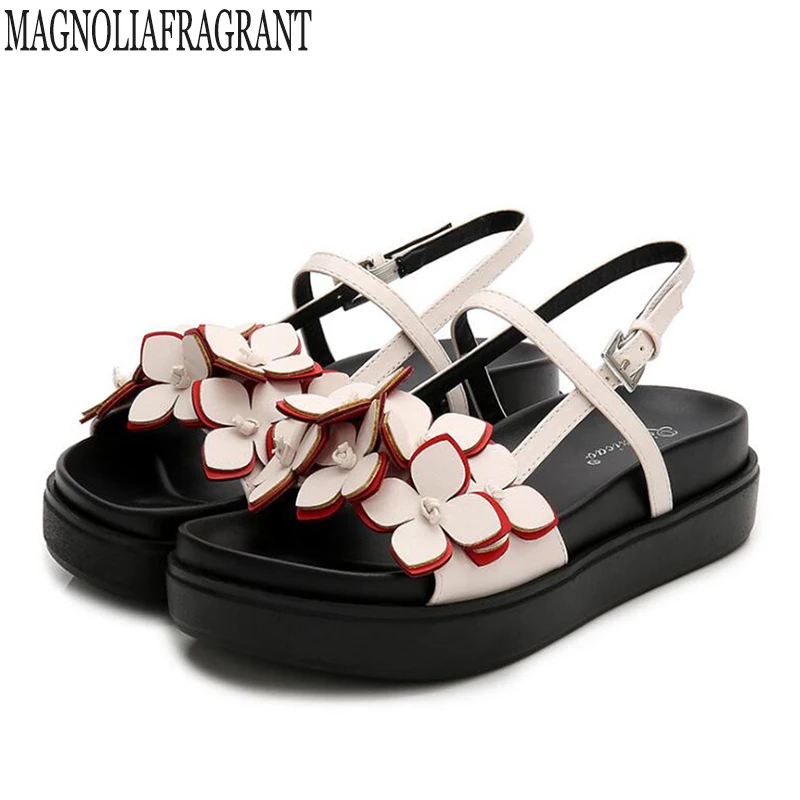 Shoes Sandals Women's Ladies Summer Flat platform Thick-Bottom Sandals Roman fashion new Flower shoes woman Muffin sandals w94
Shoes Sandals Women's Ladies Summer Flat platform Thick-Bottom Sandals Roman fashion new Flower shoes woman Muffin sandals w94
