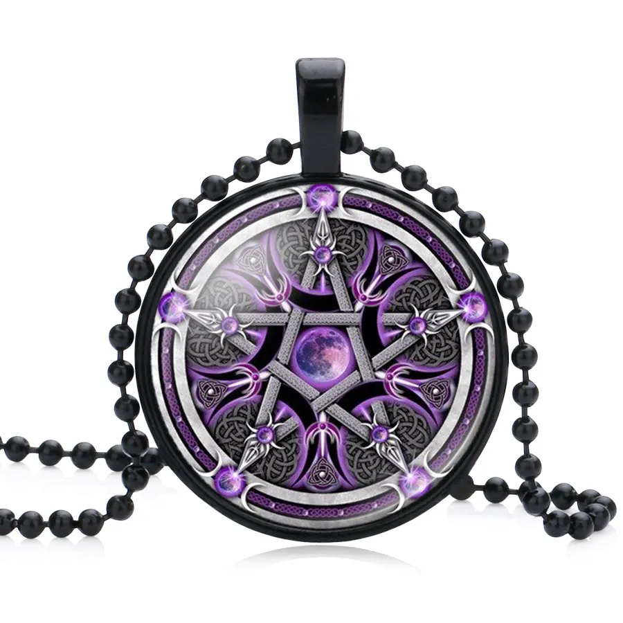 NingXiang Occult Satanic Star Symbols The Inverted Star Signs Inverted Pentagram Satanic Pentagram Glass Maxi Necklace Jewelry
NingXiang Occult Satanic Star Symbols The Inverted Star Signs Inverted Pentagram Satanic Pentagram Glass Maxi Necklace Jewelry