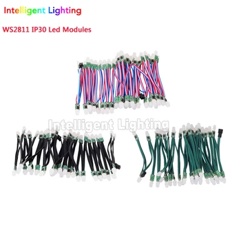 Whlosale 50pcs/100pcs WS2811/WS2801 RGB led module 5V/12V Black/Green/RWB Wire non waterproof IP30 / IP68 waterproof
Whlosale 50pcs/100pcs WS2811/WS2801 RGB led module 5V/12V Black/Green/RWB Wire non waterproof IP30 / IP68 waterproof