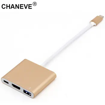 CHANEVE USB 3.1 Type C to HDMI USB 3.0 USB-C HUB Adapter Type-C Converter Extender HD 1080P for Mac Air Pro Mate10 P20 S8 Pixel
CHANEVE USB 3.1 Type C to HDMI USB 3.0 USB-C HUB Adapter Type-C Converter Extender HD 1080P for Mac Air Pro Mate10 P20 S8 Pixel
