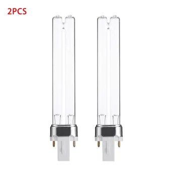 

2PCS 9W G23 Base Aquarium Fish Tank UV Sterilizer Purifier Bulbs Germicidal Ultraviolet Replacement Light Bulbs