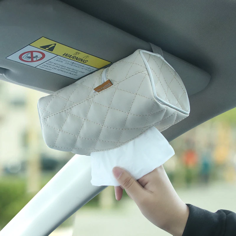 Removable Car Tissue Box PU Leather Car Sun Visor Hanging Tissue Case Cover Home Office Napkin Organizer Storage Paper Holder
Removable Car Tissue Box PU Leather Car Sun Visor Hanging Tissue Case Cover Home Office Napkin Organizer Storage Paper Holder