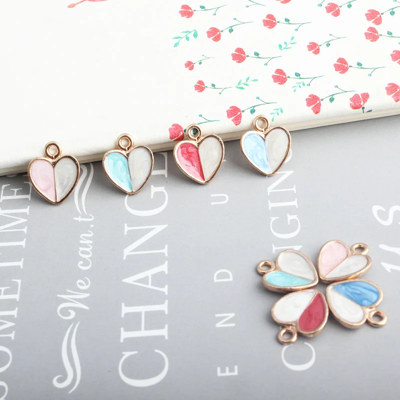 10pcs Small Love Enamel Charms Heart Shape Bracelet Findings Handmade Pendant Dangle Hair Earring Jewelry Gifts 12*15mm YZ523
10pcs Small Love Enamel Charms Heart Shape Bracelet Findings Handmade Pendant Dangle Hair Earring Jewelry Gifts 12*15mm YZ523