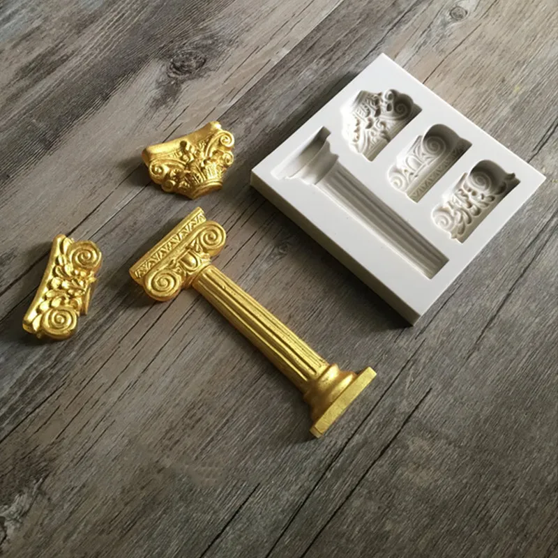 Rome Pillar Silicone Mold Greece Column Doric Order Shape Stigma Chocolate Mould Fondant Cake Decoration Tools Clay Plaster Mold
Rome Pillar Silicone Mold Greece Column Doric Order Shape Stigma Chocolate Mould Fondant Cake Decoration Tools Clay Plaster Mold