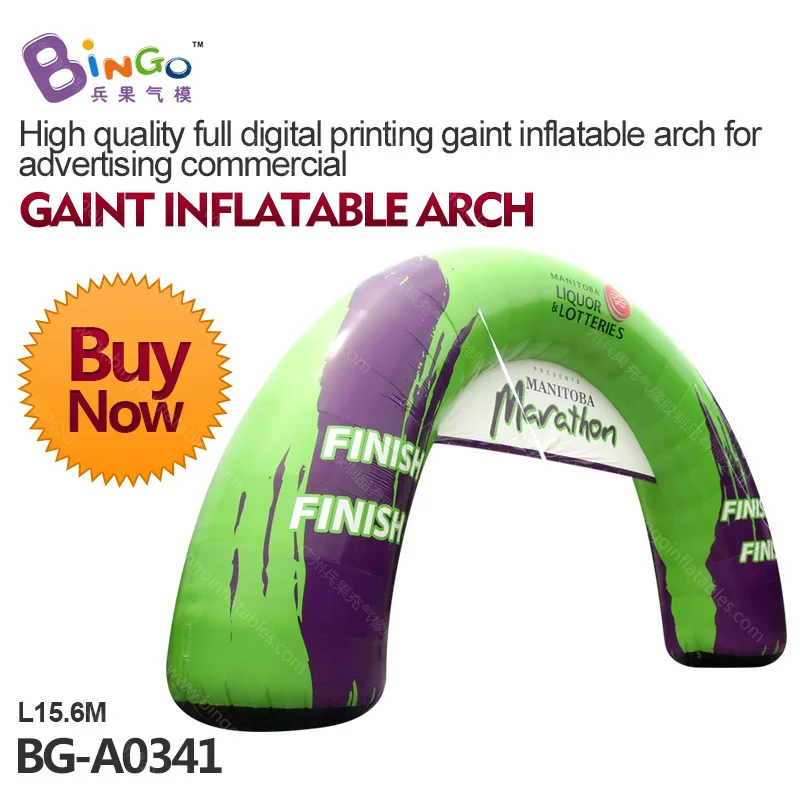 High quality full digital printing gaint 15.6m inflatable green arch for advertising commercial arch toy
High quality full digital printing gaint 15.6m inflatable green arch for advertising commercial arch toy