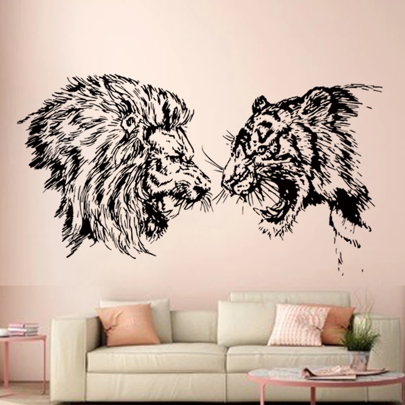 lion and Tiger wall wallpaper bedroom living room background wall decoration hollowed-out wall sticker*647*
lion and Tiger wall wallpaper bedroom living room background wall decoration hollowed-out wall sticker*647*