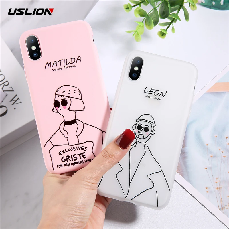 USLION Matte Mobile Phone cases Cover For Iphone X XR XS MAX 6 6S Plus 7 8 7Plus 5 5S SE Quotes Cartoon Patterned Soft Back Case
USLION Matte Mobile Phone cases Cover For Iphone X XR XS MAX 6 6S Plus 7 8 7Plus 5 5S SE Quotes Cartoon Patterned Soft Back Case