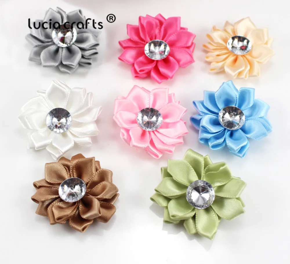12pcs 40mm polyester flower heads rosette bow handmade headwear diy hair-bow & sewing materials B0908
12pcs 40mm polyester flower heads rosette bow handmade headwear diy hair-bow & sewing materials B0908
