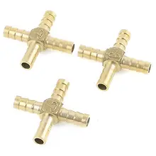 1 Pcs Cross 6/8/10/12mm Tube Pneumatic Air Barb Hose Connector Coupler Fitting 1 Pcs Cross 6/8/10/12mm Tube Pneumatic Air Barb Hose Connector Coupler Fitting