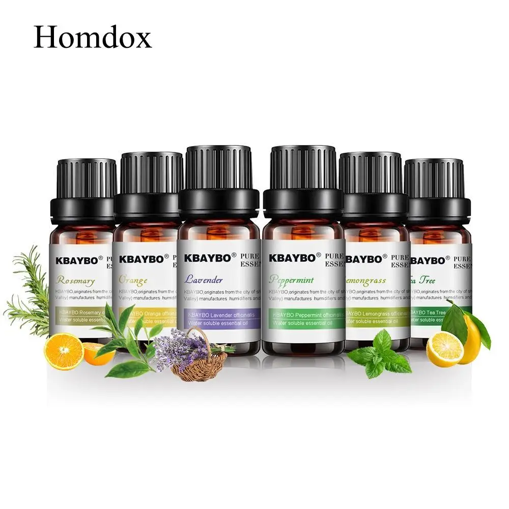 

tree tree oils diffusers lavender KBAYBO rosemary oil aromatherapy for Orange tea tea lemongrass essential Pure 10ml*6bottles