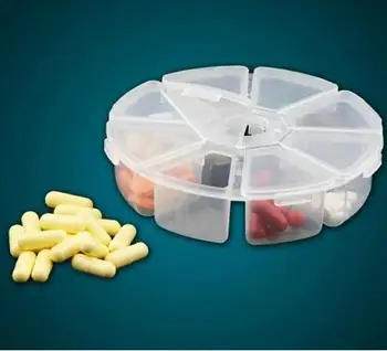 8 Grid Transparent Fish Hook Box Plastic Fish Bait Case Round Fishing Tackle Box Small Jewelry Storage Box
8 Grid Transparent Fish Hook Box Plastic Fish Bait Case Round Fishing Tackle Box Small Jewelry Storage Box