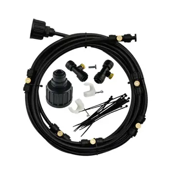 Garden Watering Cooler Spraying Set Outdoor Misting Cooling System Mist Nozzle Sprayer Garden Irrigation Kits Gardening Tools
Garden Watering Cooler Spraying Set Outdoor Misting Cooling System Mist Nozzle Sprayer Garden Irrigation Kits Gardening Tools