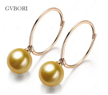 Luxury GVBORI SouthSea Golden Pearl Earrings 18k Yellow Gold 7-8 mm Natural Pearl Earrings Best Gift For Girlfriend/Wife
Luxury GVBORI SouthSea Golden Pearl Earrings 18k Yellow Gold 7-8 mm Natural Pearl Earrings Best Gift For Girlfriend/Wife