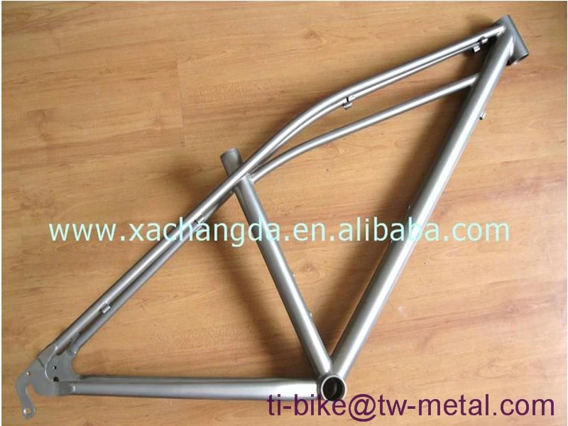 Titanium Cruiser/Newsboy Bicycle Frame with Sand blasting Finished China High Quality Titanium Frame for Cruiser bicycles
Titanium Cruiser/Newsboy Bicycle Frame with Sand blasting Finished China High Quality Titanium Frame for Cruiser bicycles