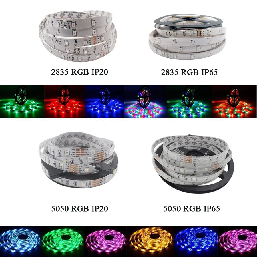 Светодиодная лента с Wi Fi 10 м 5 SMD RGB 2835 5050 диодами водонепроницаемая светодиодная и