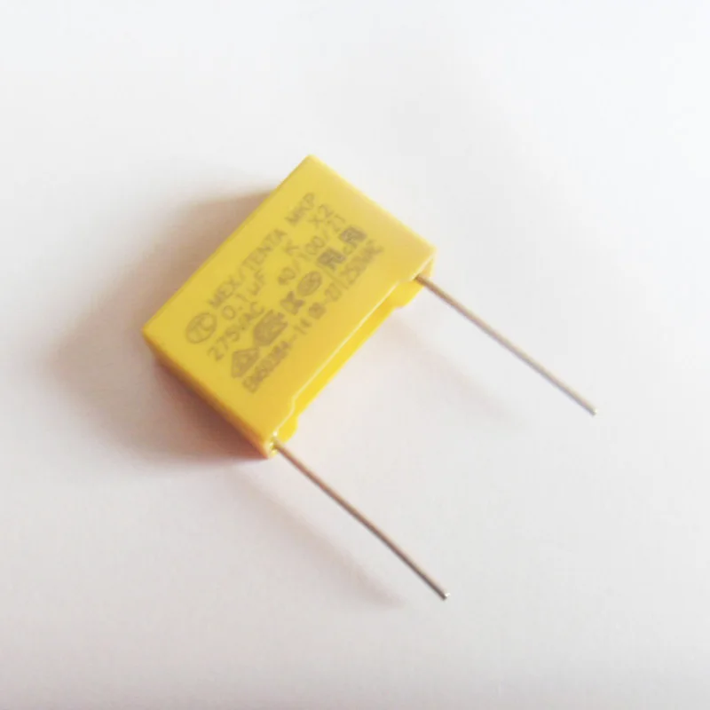 50 шт./лот X2 предохранительный конденсатор 275VAC 0 1 мкФ 100nF 104K Pin 15 мм | Электронные