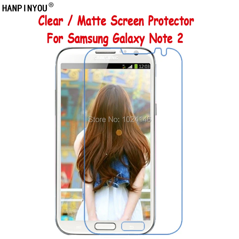 New HD Clear / Anti-Glare Matte Screen Protector For Samsung Galaxy Note 2 N7100 Protective Film Guard With Cleaning Cloth
New HD Clear / Anti-Glare Matte Screen Protector For Samsung Galaxy Note 2 N7100 Protective Film Guard With Cleaning Cloth