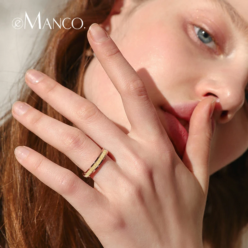 eManco New Fashion Scrub Rings For Women Men Stainless Steel Engagement Rings Femme Friendship Gifts Fashion Jewelry
eManco New Fashion Scrub Rings For Women Men Stainless Steel Engagement Rings Femme Friendship Gifts Fashion Jewelry