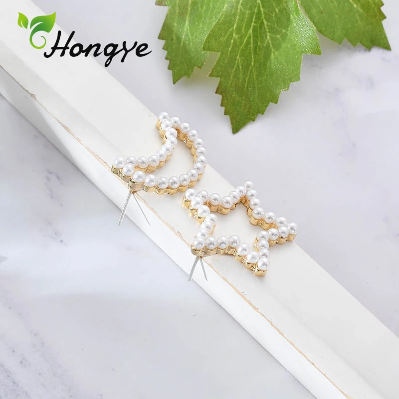 Silver 925 Star and Moon Pearl Earrings Hollow Geometric Cute Women Big Ear Jewelry Gold Color Statement Unmatched Drop Dangler
Silver 925 Star and Moon Pearl Earrings Hollow Geometric Cute Women Big Ear Jewelry Gold Color Statement Unmatched Drop Dangler