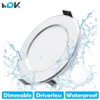 LED Downlight Dimmable 5W 7W 9W 12W 15W Waterproof Warm White Cold White Recessed LED Lamp Spot Light AC220V 230V image