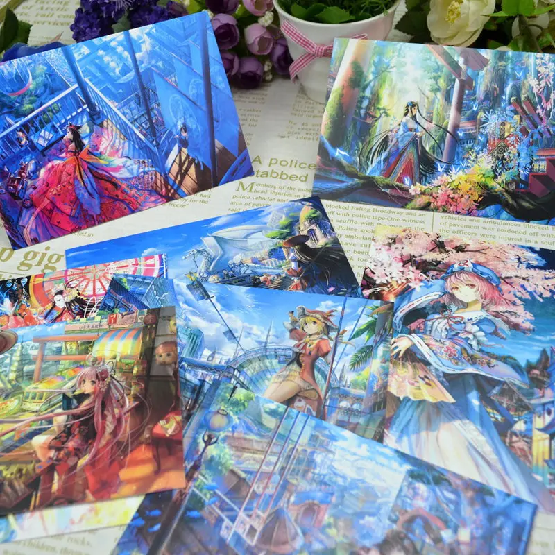 8pcs/lot Japanese Hand-painted style Postcard Book Set / Greeting Card Assorted / Birthday Cards Lot
8pcs/lot Japanese Hand-painted style Postcard Book Set / Greeting Card Assorted / Birthday Cards Lot