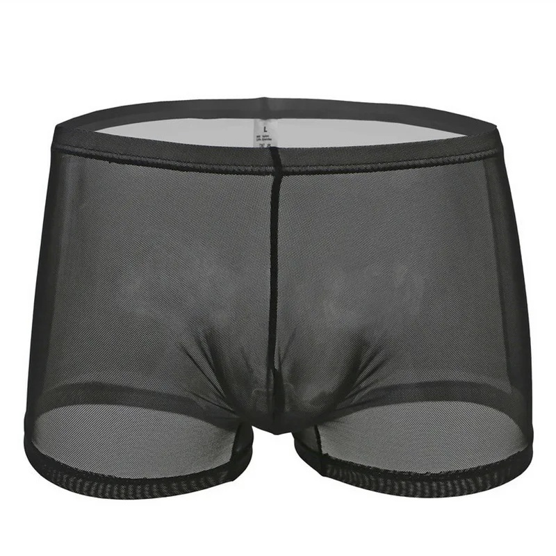 Sexy Lingerie Transparent Underwear Mens Solid Boxers Comfortable Breathable Boxer Shorts Panties Cueca Masculina M L XL
Sexy Lingerie Transparent Underwear Mens Solid Boxers Comfortable Breathable Boxer Shorts Panties Cueca Masculina M L XL