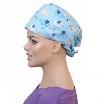Operating room hat surgical scrub cap Dental doctor hats European and American surgical caps Cotton printing
Operating room hat surgical scrub cap Dental doctor hats European and American surgical caps Cotton printing