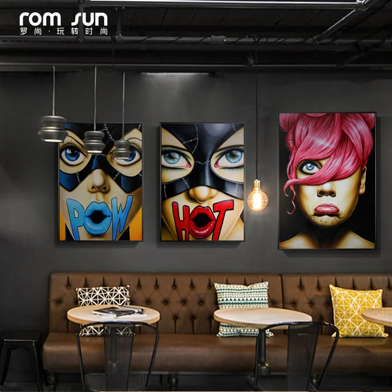 Modern HD Women Exaggerated Expression Canvas Painting Posters And Prints Home Decor Wall Art Pictures For Living Room ZY501
Modern HD Women Exaggerated Expression Canvas Painting Posters And Prints Home Decor Wall Art Pictures For Living Room ZY501
